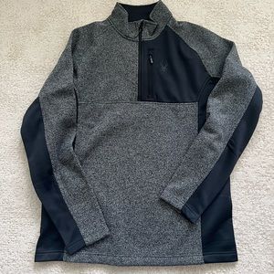 Men’s Spyder half zip NEVER WORN